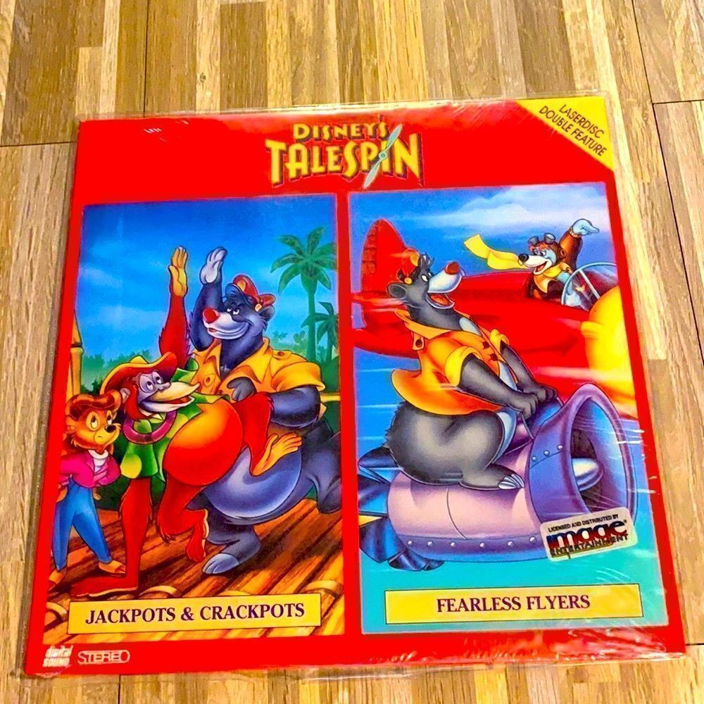 Vintage Disney Tail Spin Disney laserdisc Disney movie vintage